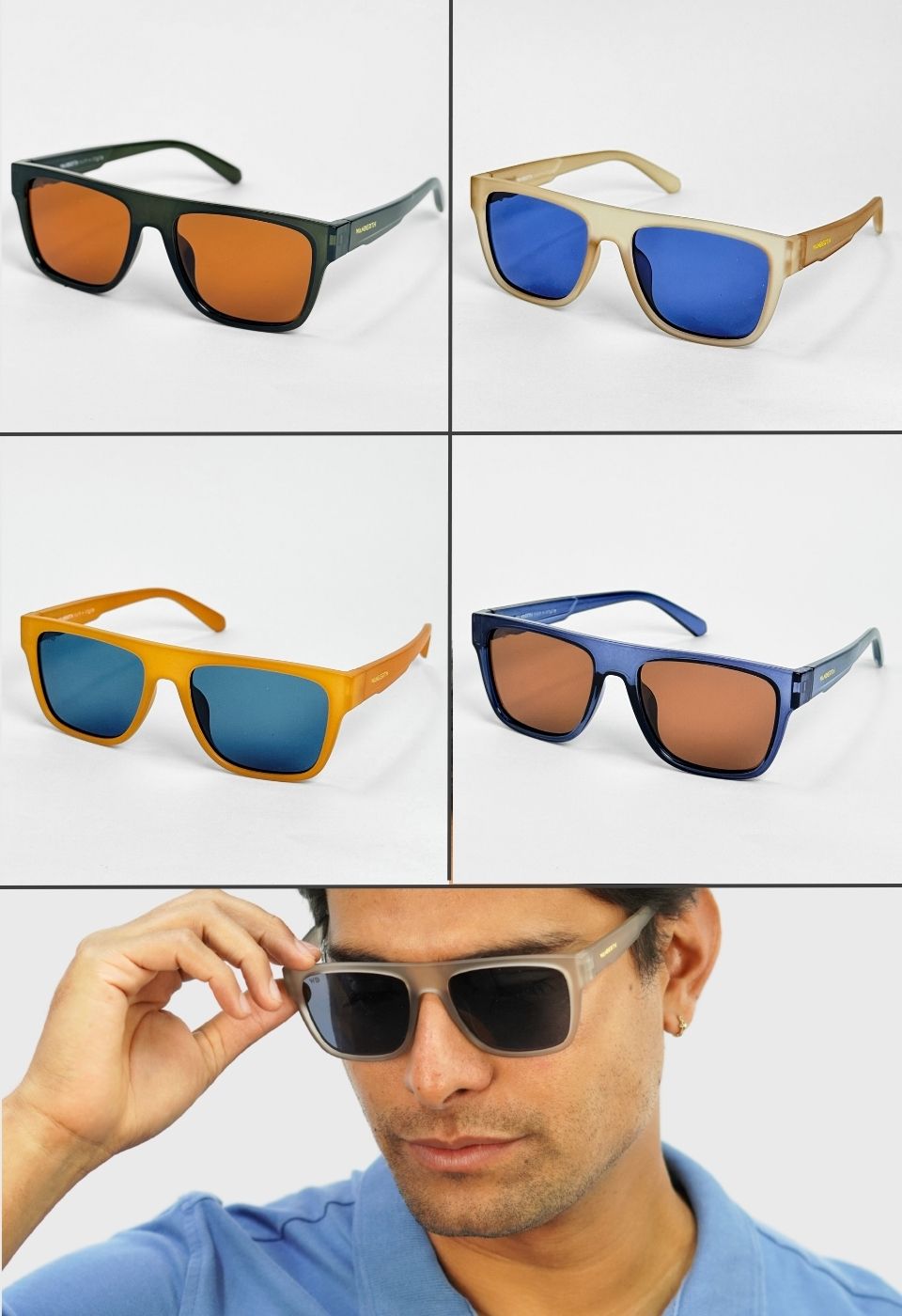 ggafas.com -Gafas Sol Filtro UV400 Lente Polarizado Negro-Naranja ggafas.com -Gafas Sol Filtro UV400 Lente Polarizado Negro-Naranja