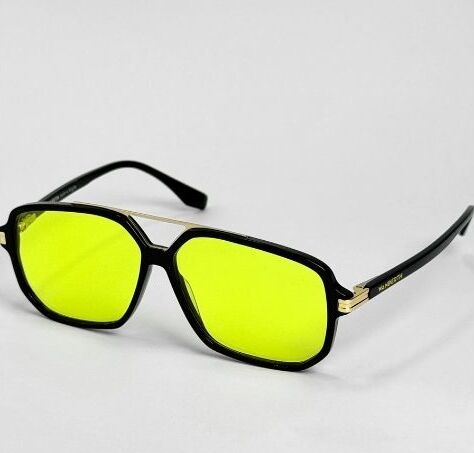 ggafas.com -Gafas Sol Filtro UV400 Lente Polarizado Negro-Amarillo
