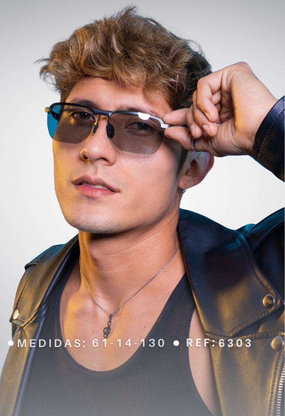 ggafas.com -Gafas Sol Filtro UV400 Lente Polarizado Plateado-Gris