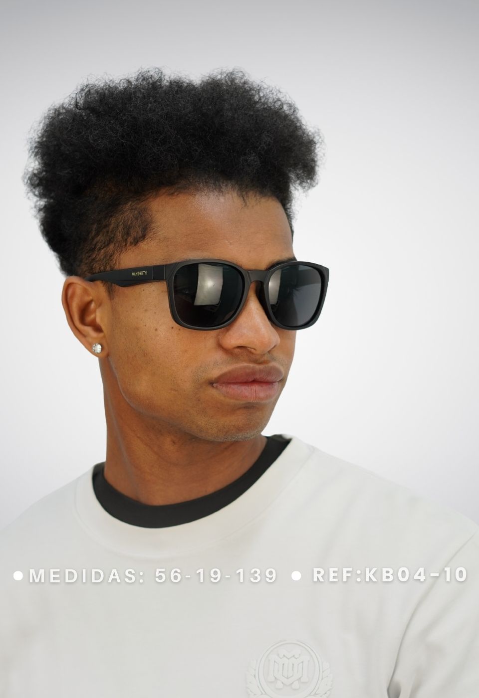 ggafas.com -Gafas Sol Filtro UV400 Lente Polarizado Negro-Naranja