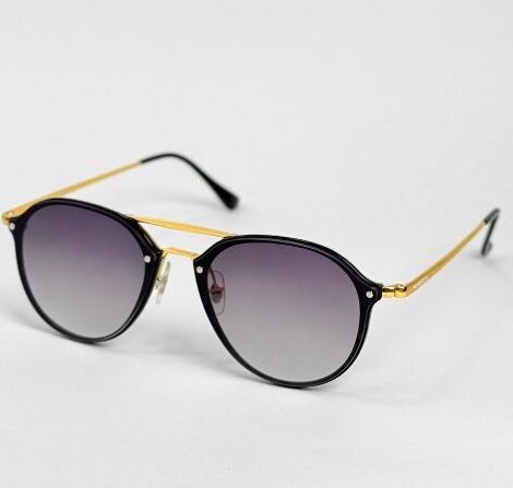 ggafas.com -Gafas Sol Filtro UV400 Lente Polarizado Dorado-Negro