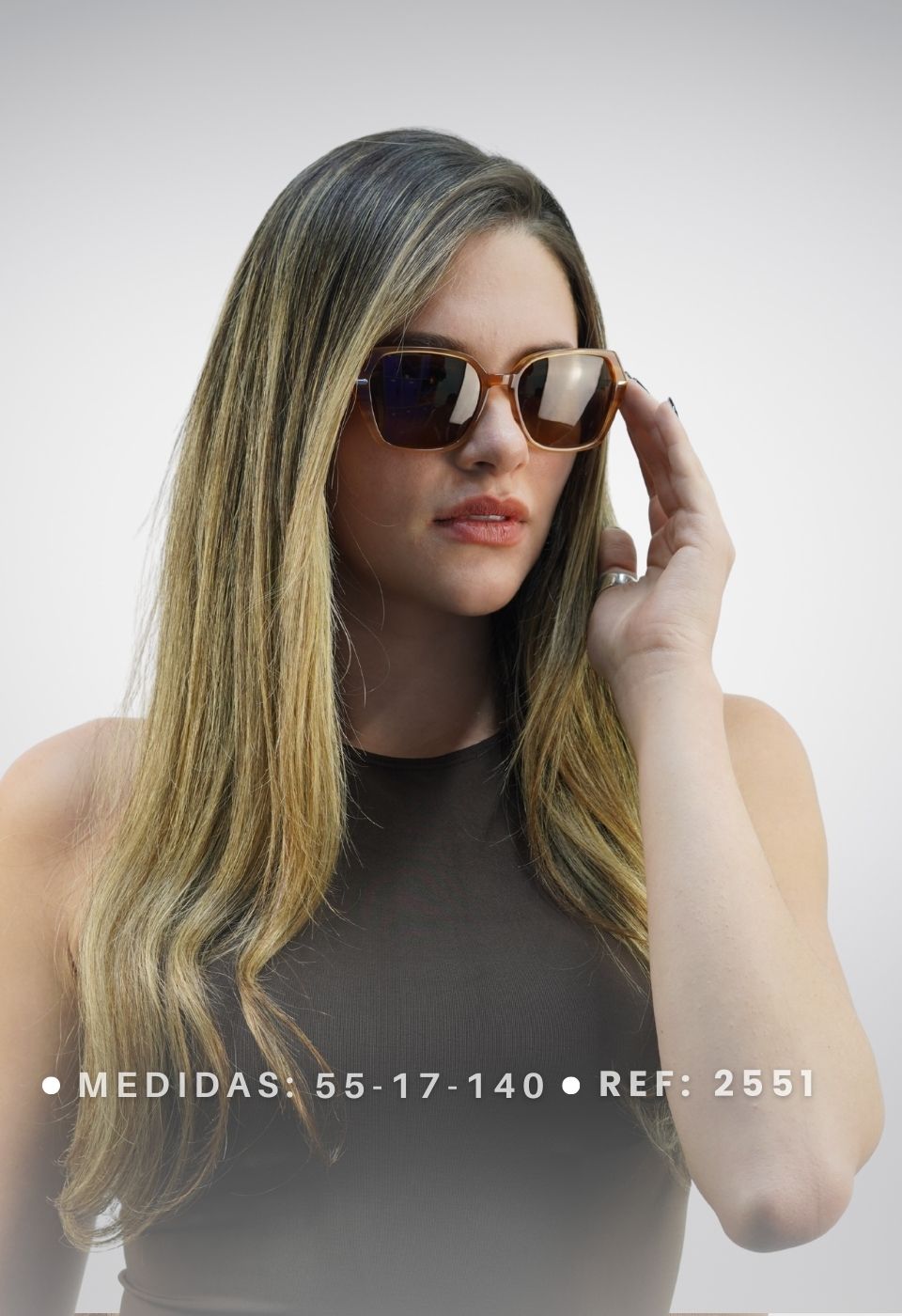 ggafas.com -Gafas Sol Filtro UV400 Lente Polarizado Transparente-Azul
