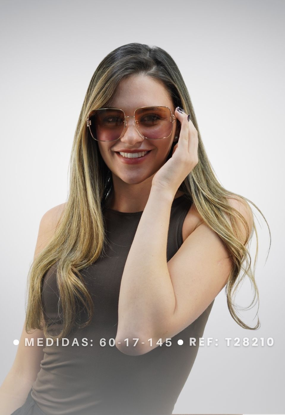 ggafas.com -Gafas Sol Filtro UV400 Lente Polarizado Naranja-Rosa