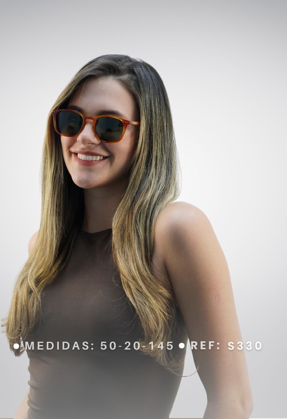 ggafas.com -Gafas Sol Filtro UV400 Lente Polarizado Naranja-Verde