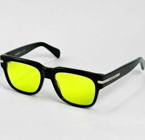 ggafas.com -Gafas Sol Filtro UV400 Lente Polarizado Negro-Amarillo