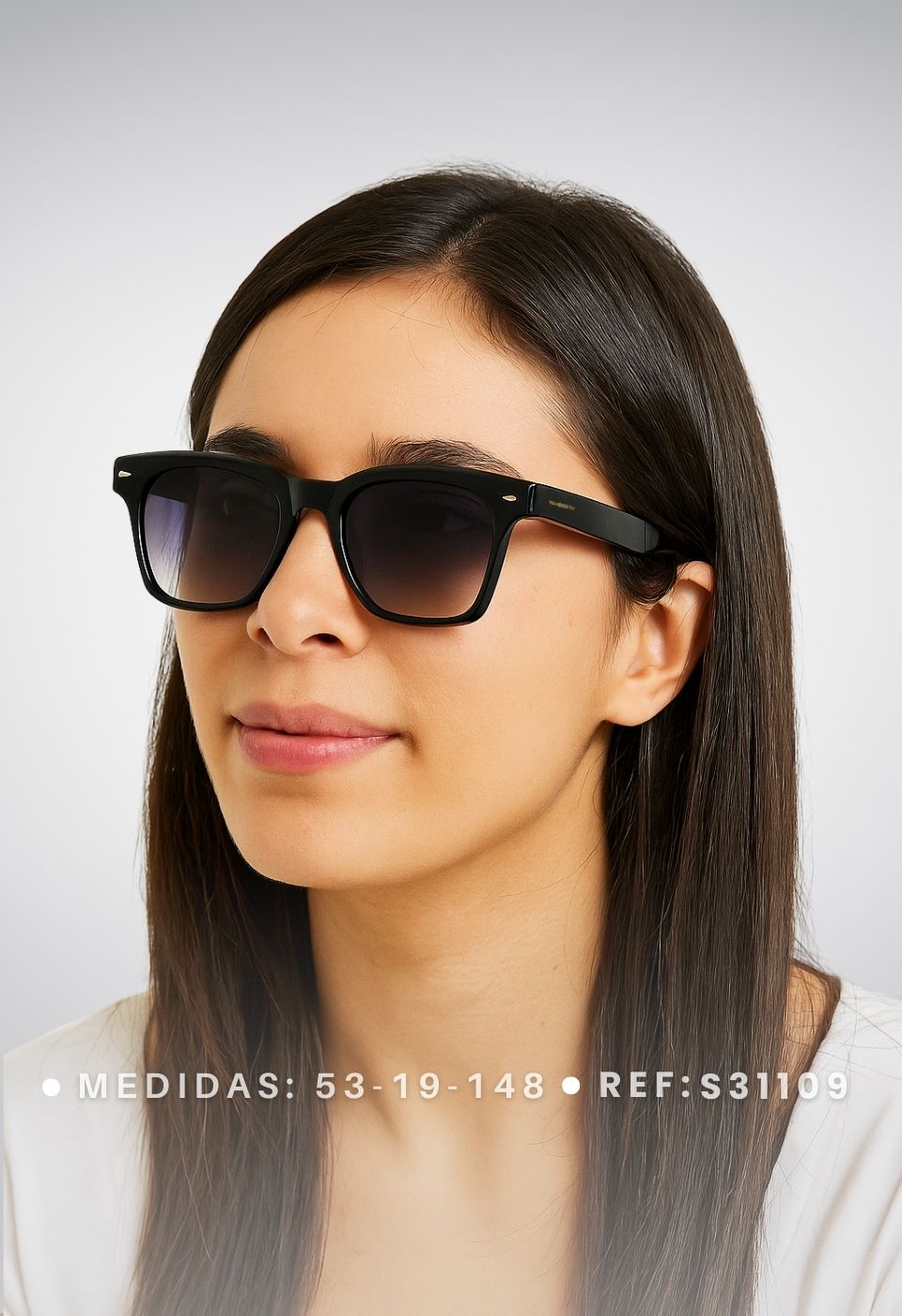 ggafas.com -Gafas Sol Filtro UV400 Lente Polarizado Dorado-Morado