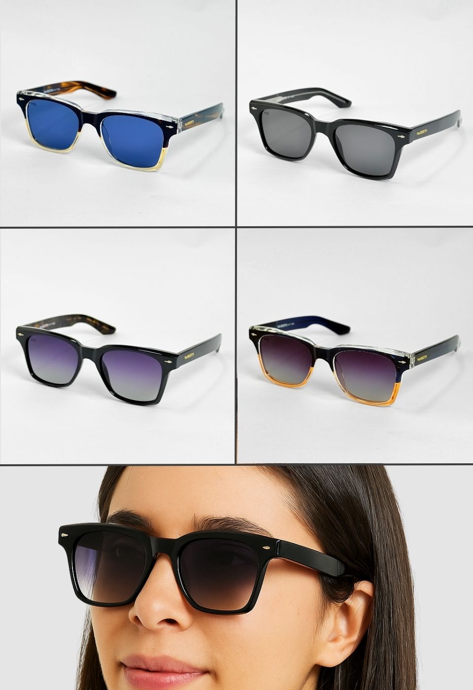ggafas.com -Gafas Sol Filtro UV400 Lente Polarizado Dorado-Morado ggafas.com -Gafas Sol Filtro UV400 Lente Polarizado Dorado-Morado