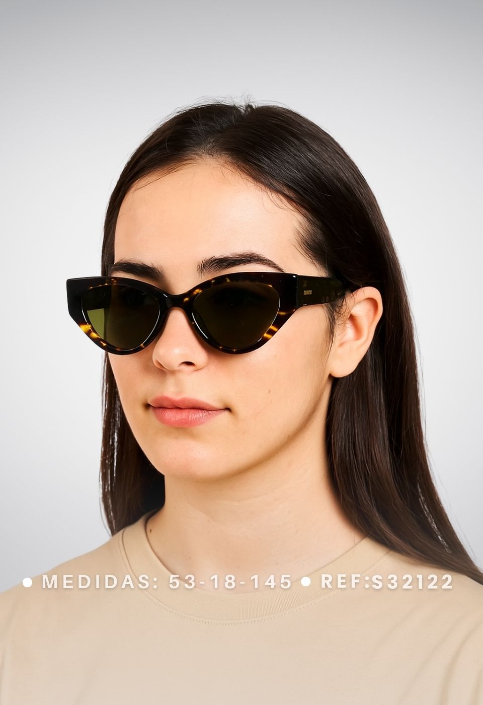 ggafas.com -Gafas Sol Filtro UV400 Lente Polarizado Negro-Verde