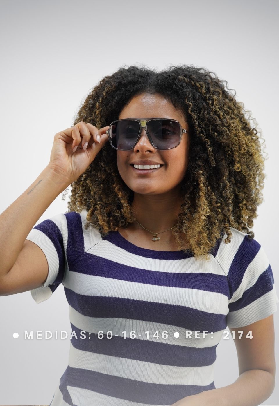 ggafas.com -Gafas Sol Filtro UV400 Lente Polarizado Gris-Morado