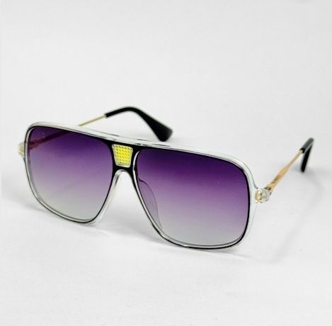 ggafas.com -Gafas Sol Filtro UV400 Lente Polarizado Transparente-Morado