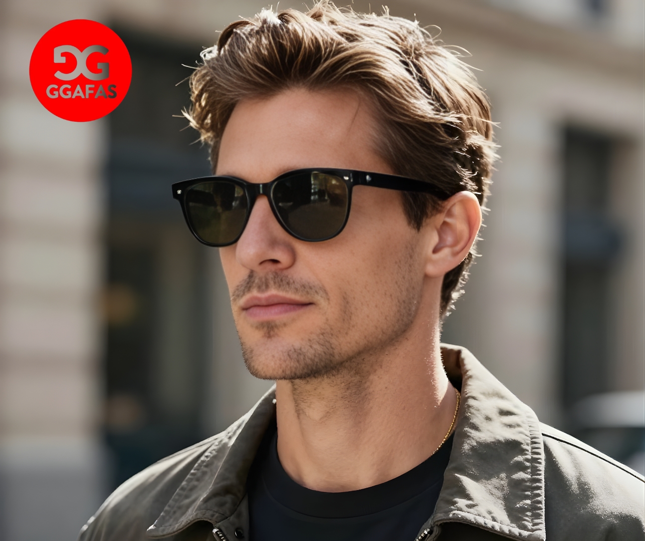Persona usando gafas GGAFAS