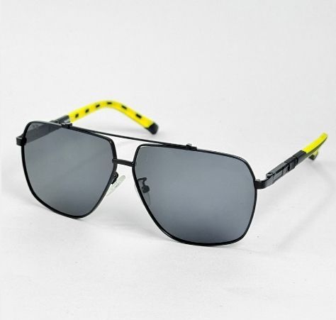 ggafas.com -Gafas Sol Filtro UV400 Lente Polarizado Negro-Amarillo