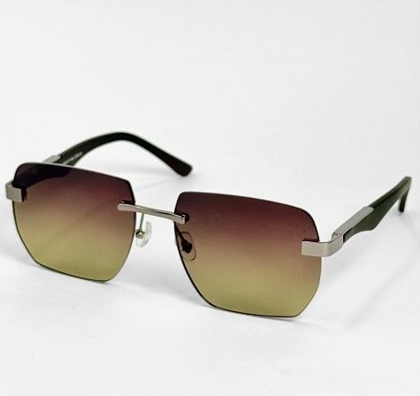 ggafas.com -Gafas Sol Filtro UV400 Lente Polarizado Plateado-Verde