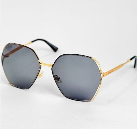 Gafas Sol Filtro UV400 Lente Polarizado Dorado-Negro