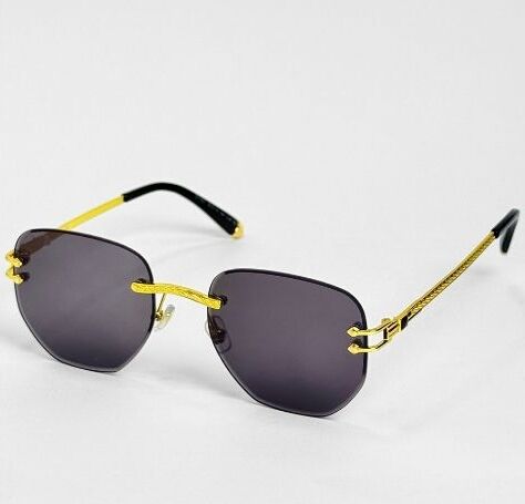 ggafas.com -Gafas Sol Filtro UV400 Lente Polarizado Dorado-Negro
