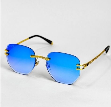 ggafas.com -Gafas Sol Filtro UV400 Lente Polarizado Dorado-Azul