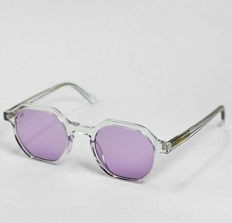 ggafas.com -Gafas Sol Filtro UV400 Lente Polarizado Transparente-Lila